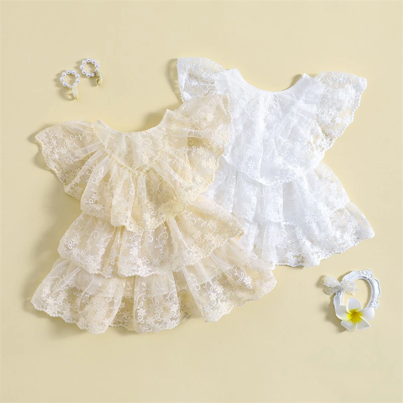 Vestido de encaje para niños