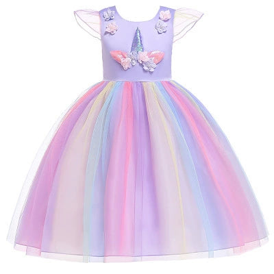 Unicorn Party Dress with Accessories