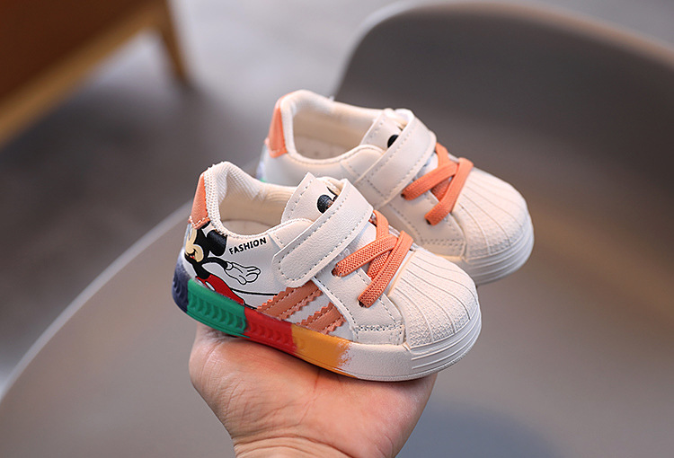 Colored Mr. Mouse children's sneakers