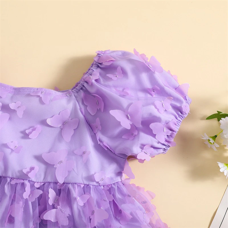 Vestido infantil de mariposa