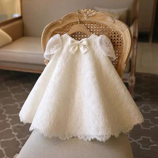 Children's Floral Bow Dress