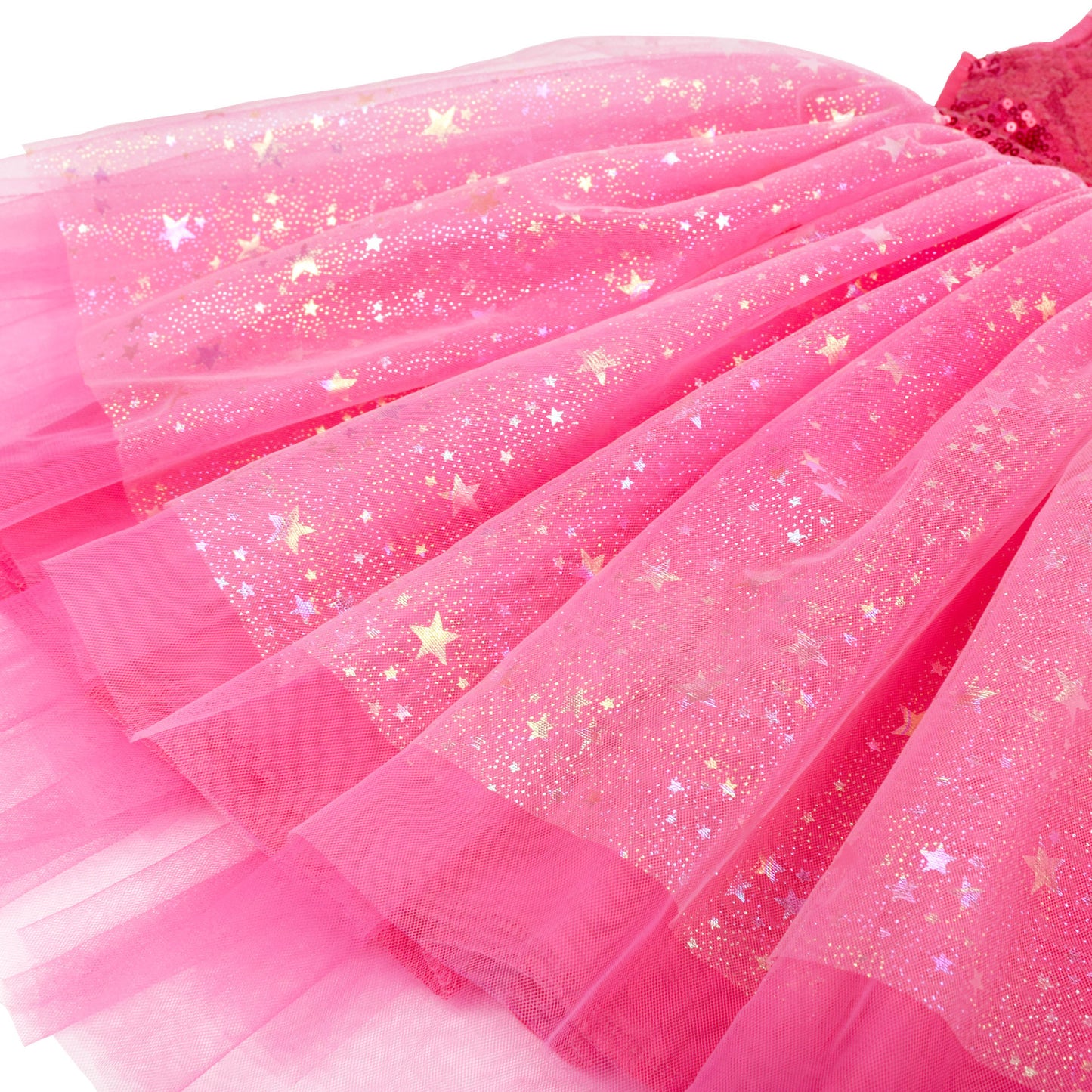 Children's Dress with Glitter in Pink
