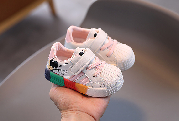 Colored Mr. Mouse children's sneakers