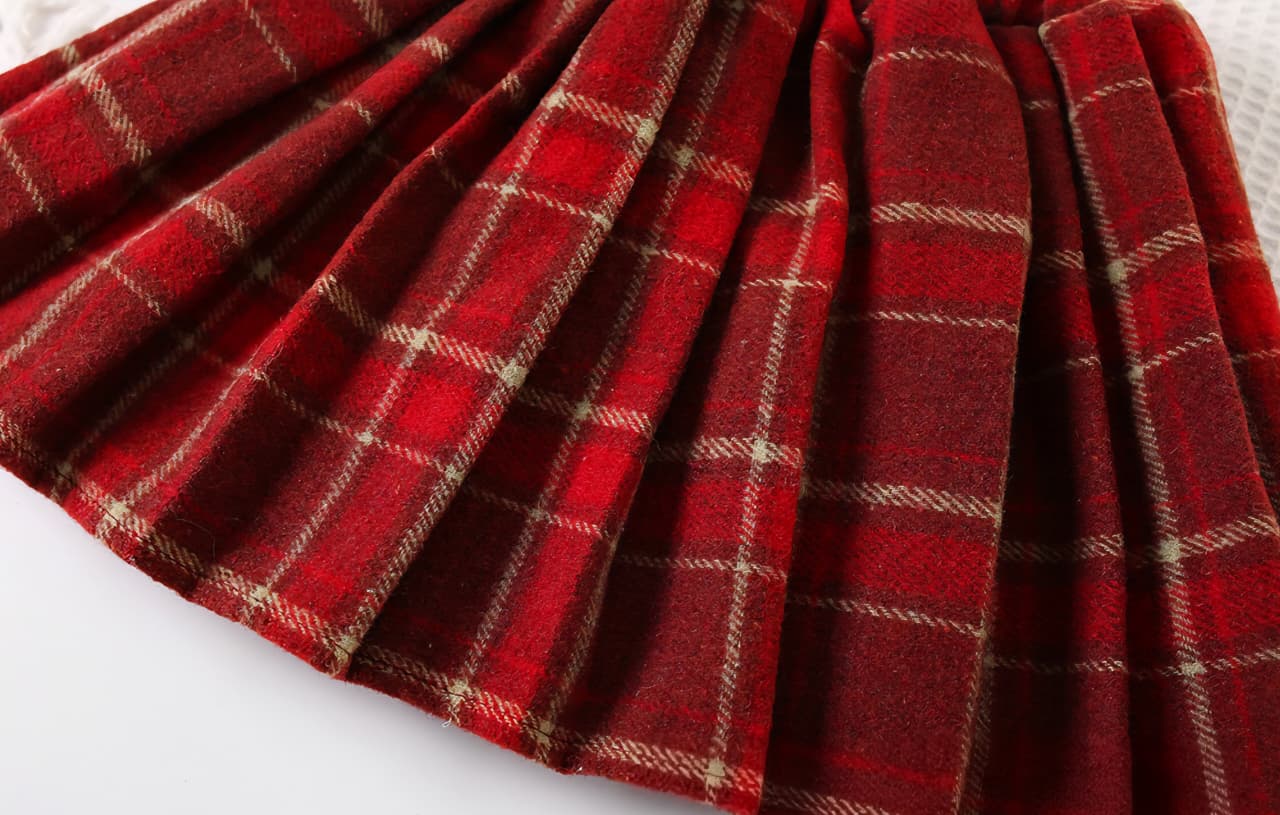 Girls’ Christmas Plaid Outfit