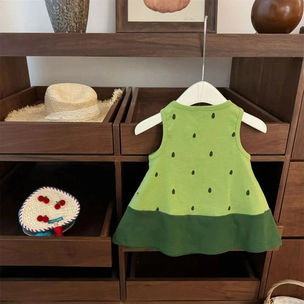 Children's Summer Dress Watermelon
