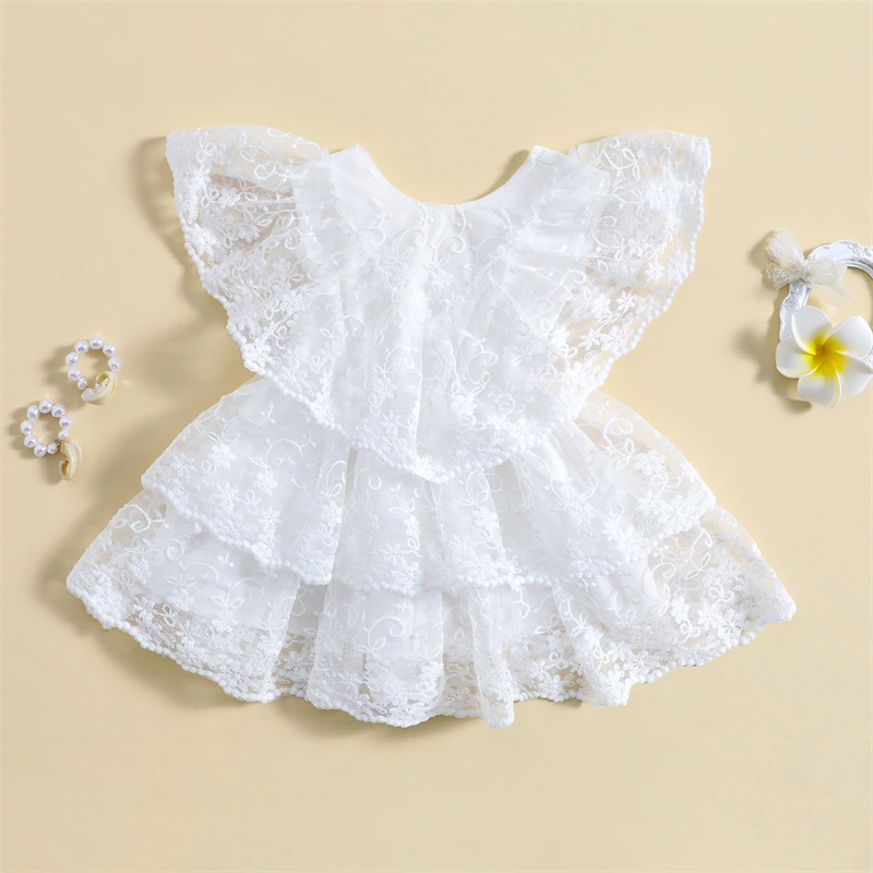 Vestido de encaje para niños