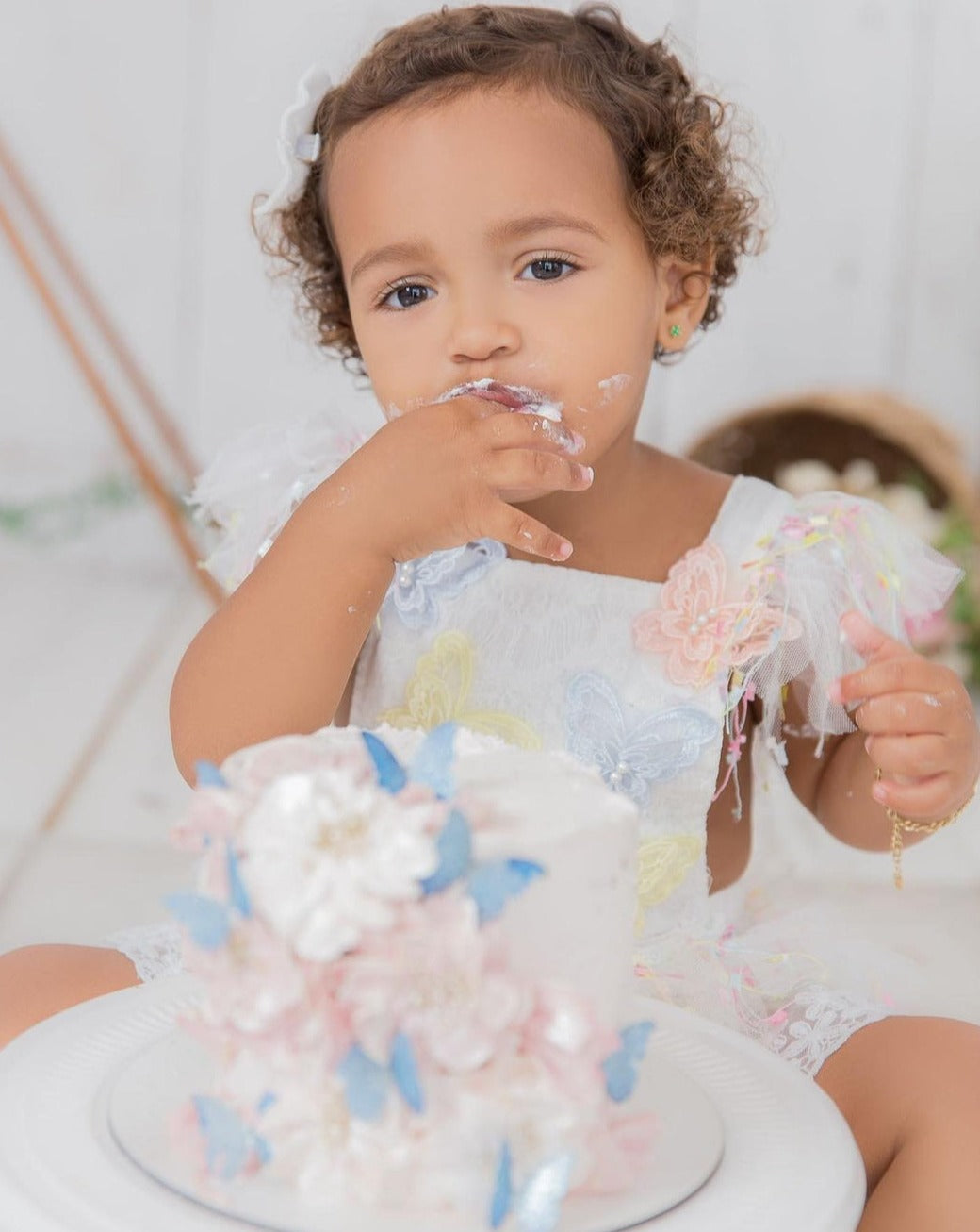 Body infantil de mariposas