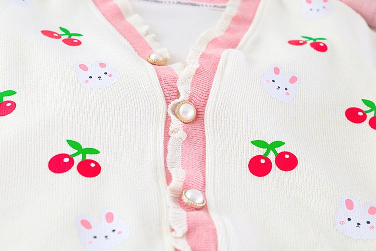 Conjunto infantil para mujer Cherry Rabbit
