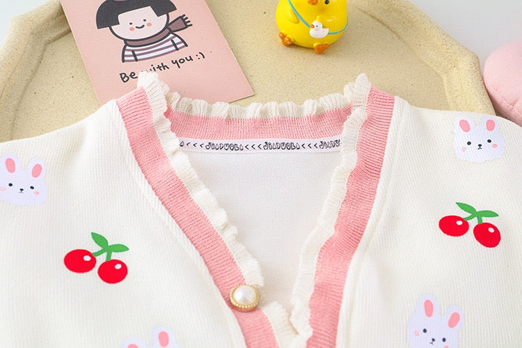 Conjunto infantil para mujer Cherry Rabbit