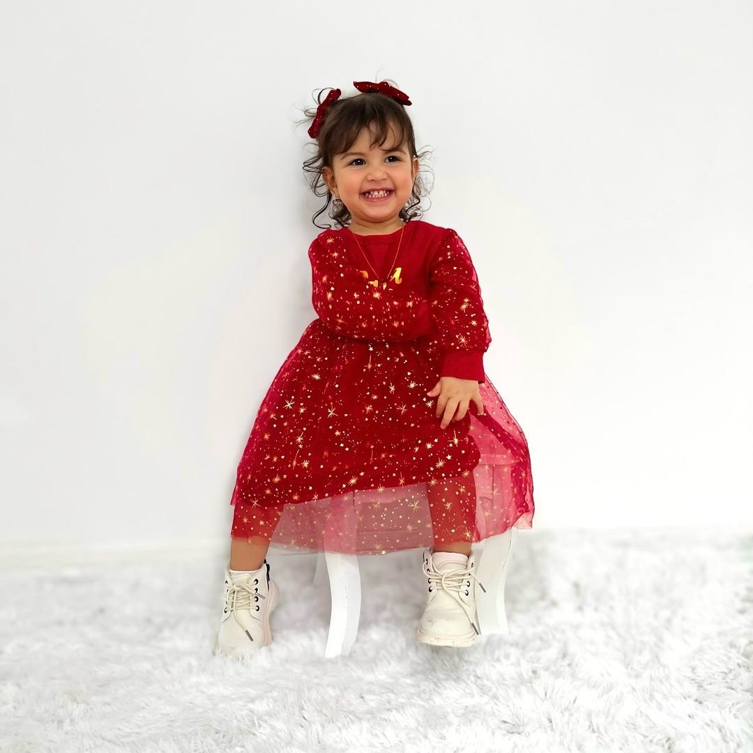 Vestido infantil Baby Stars
