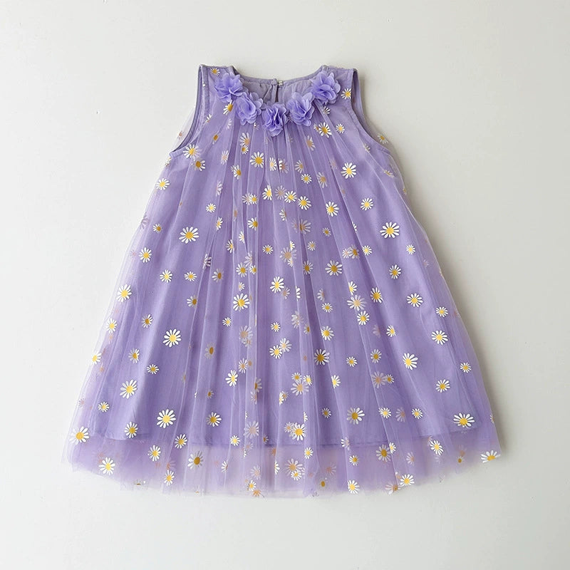 Children's Tulle Daisies Dress
