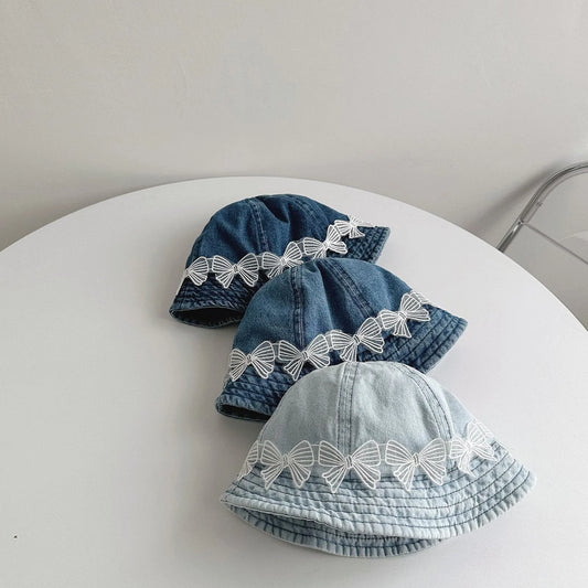 Sombrero vaquero infantil con pequeñas flores