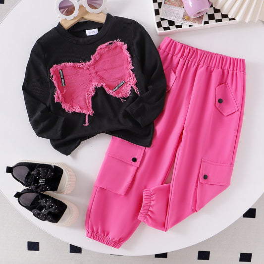 Pink and Black Girls' Set
