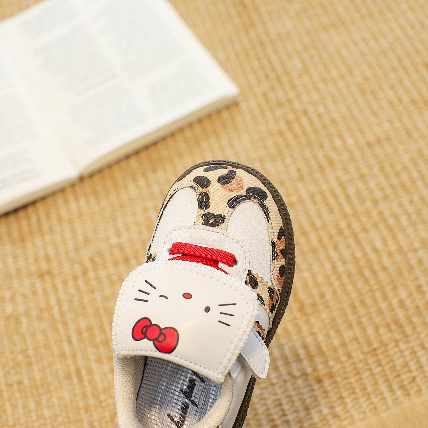 Children's Female AD Leopard Sneakers