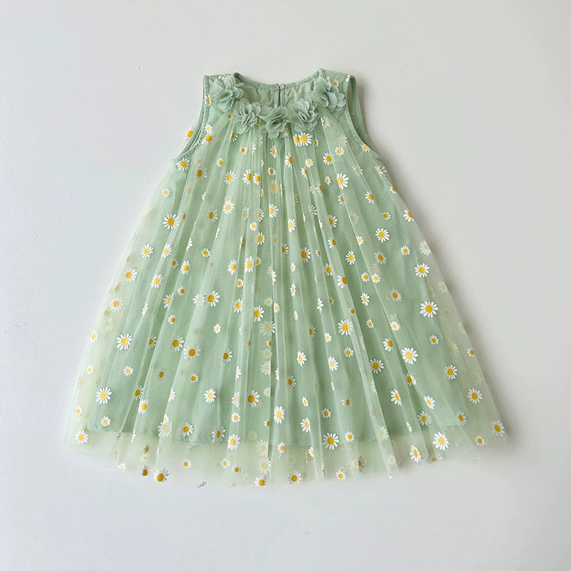 Children's Tulle Daisies Dress