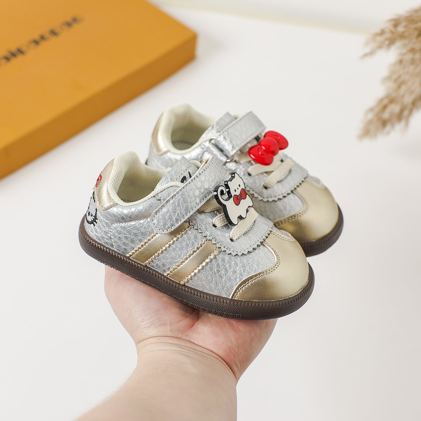 Children's Velcro Kitten Sneakers