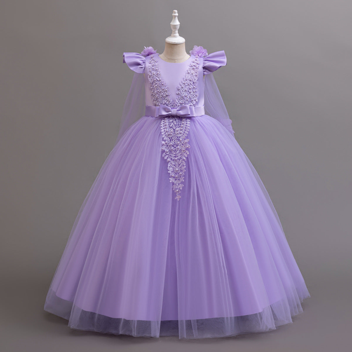 Long Lace Party Dress