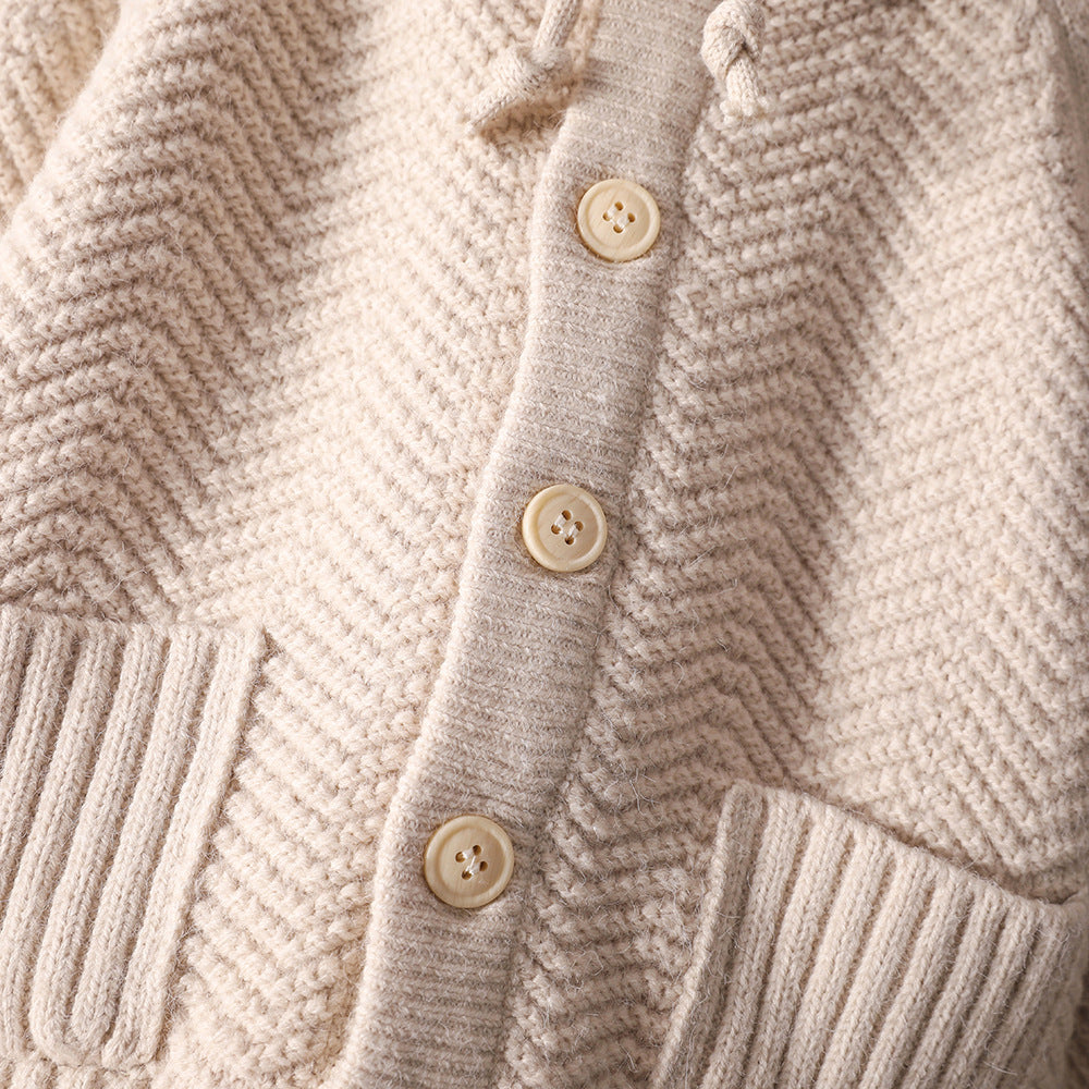 جاكيت بناتي مبطن مع جيوب