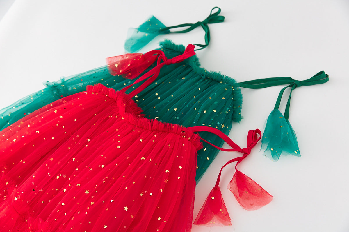 Christmas Tulle Infant Dress