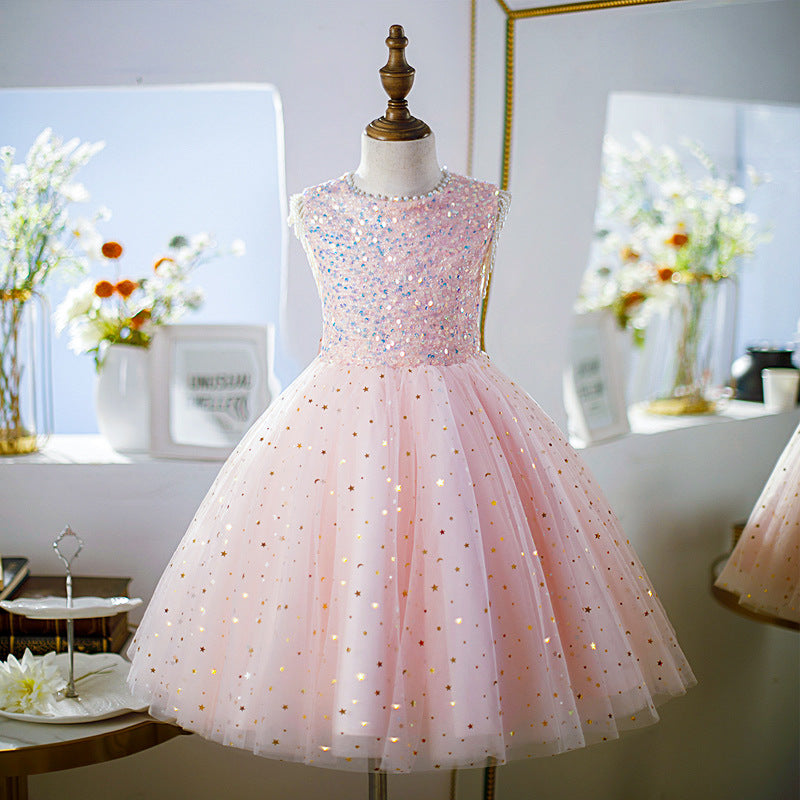 Shiny Stars Children's Party Dress