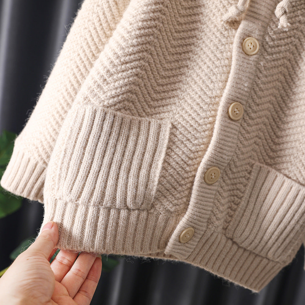 جاكيت بناتي مبطن مع جيوب