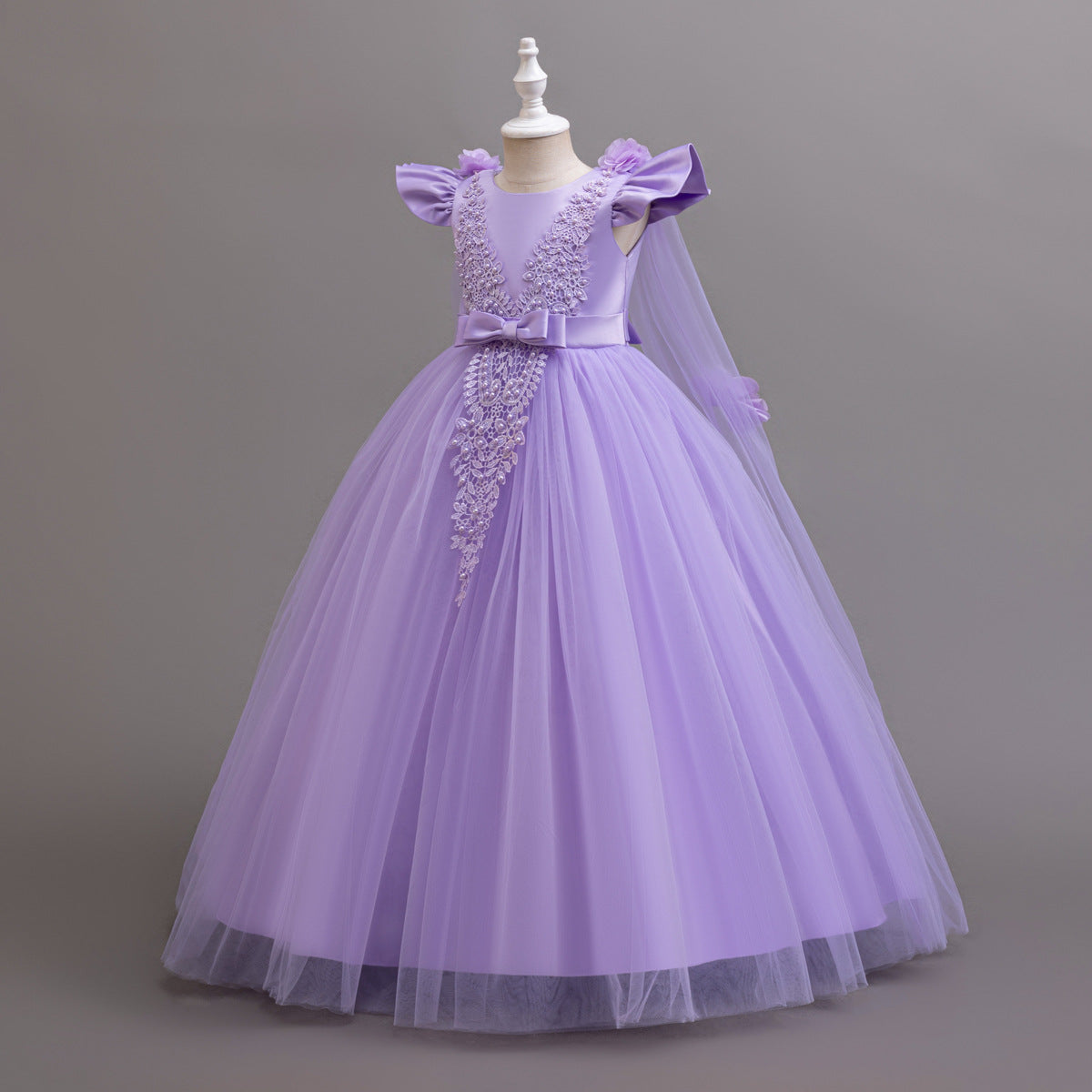 Long Lace Party Dress