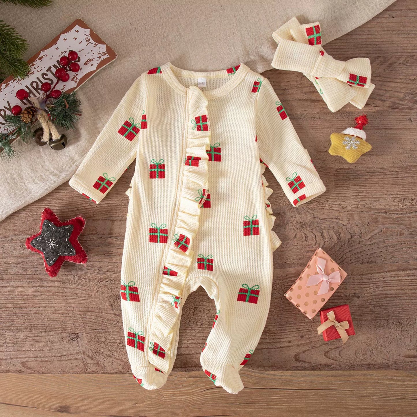 Baby Girls’ Christmas Onesie