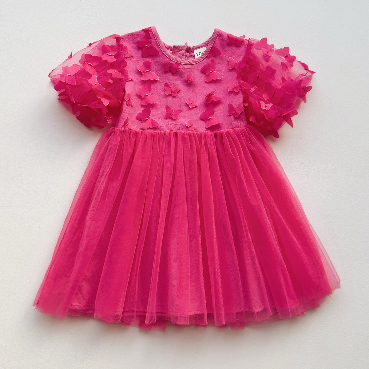 Children's Tulle Dress with Butterflies