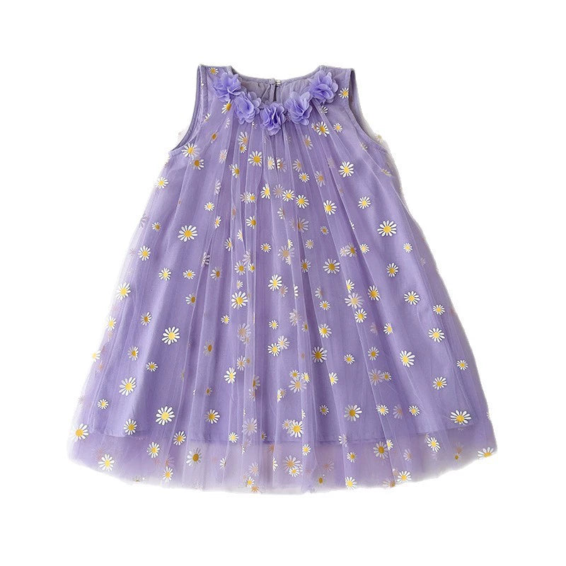 Children's Tulle Daisies Dress