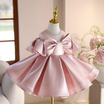 Pink Bow Party Dress