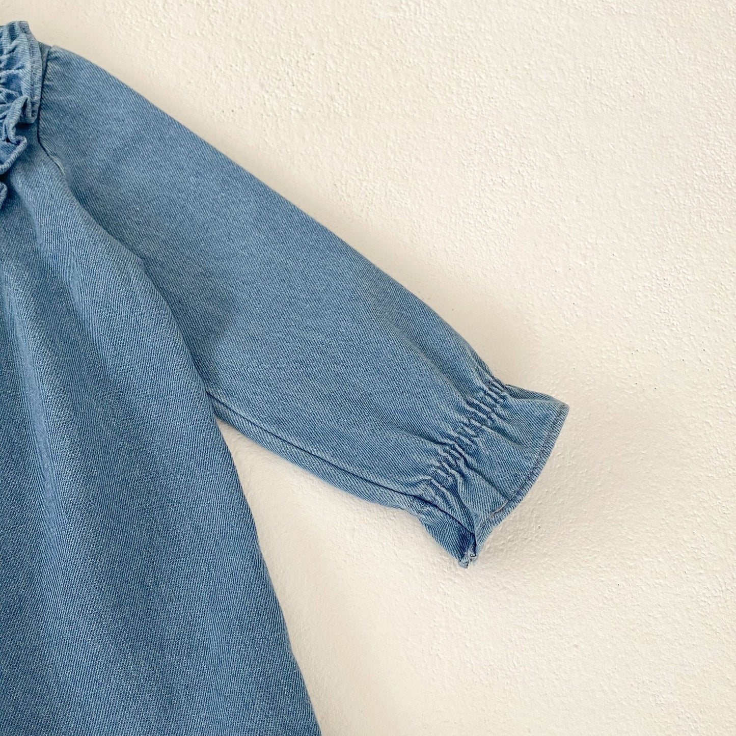 Embroidered Children's Jeans Dress