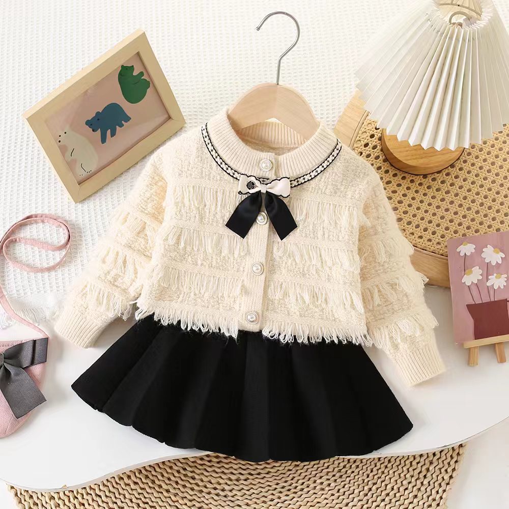 Children's Winter Set with Bow
