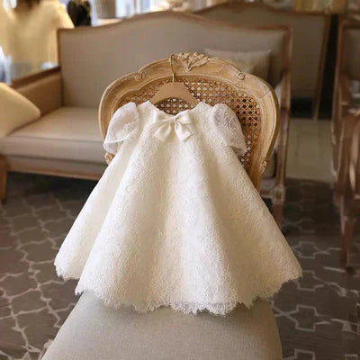 Children's Floral Bow Dress
