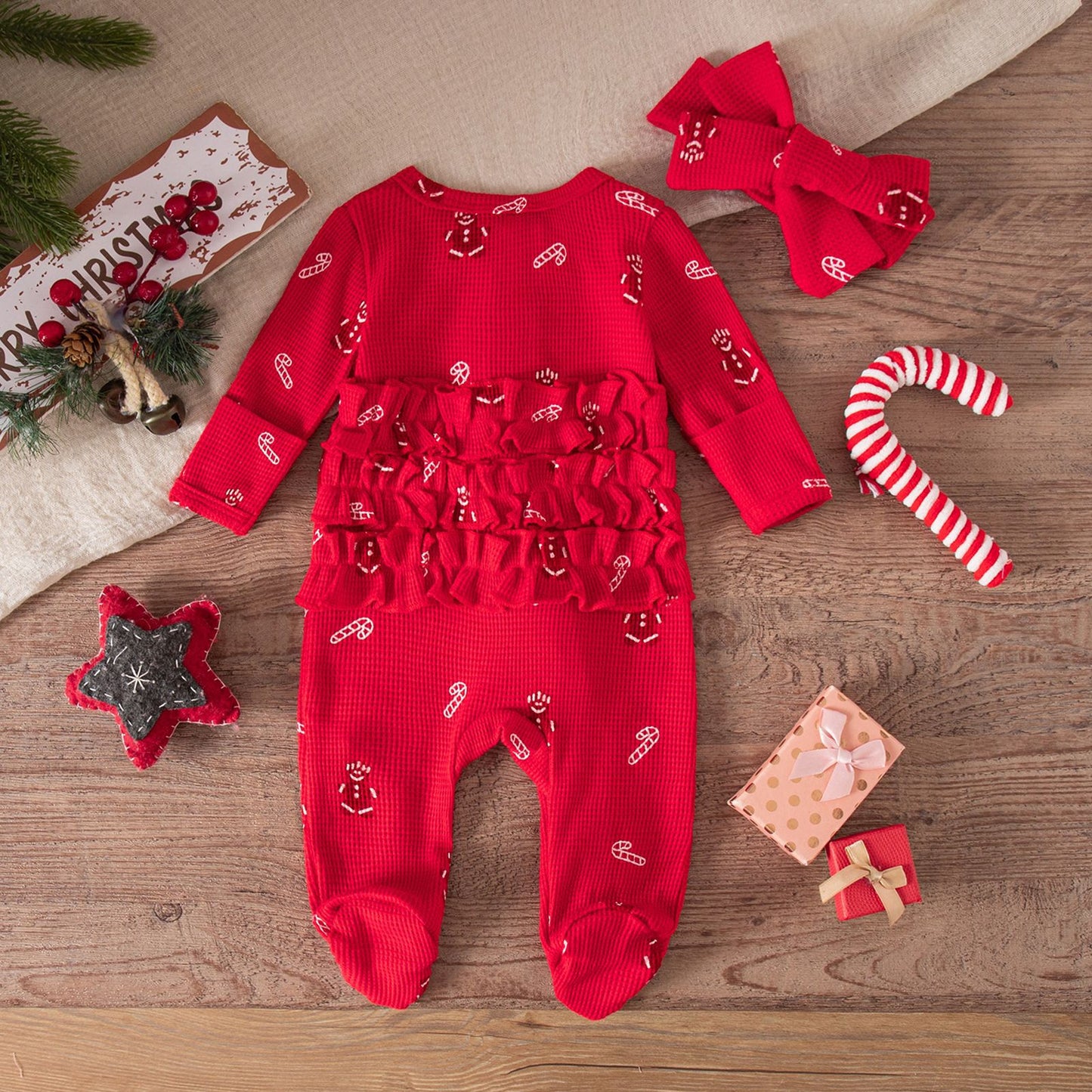 Baby Girls’ Christmas Onesie