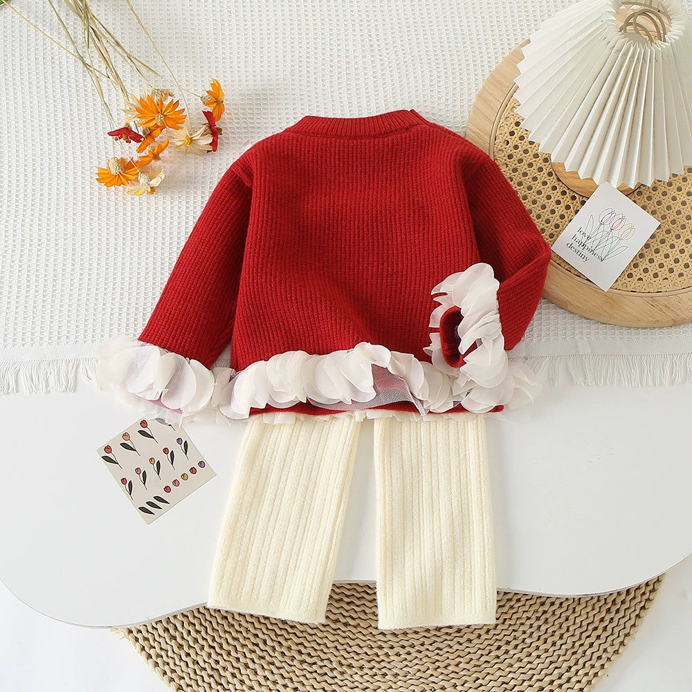 Girls’ Outfit with Hem Details