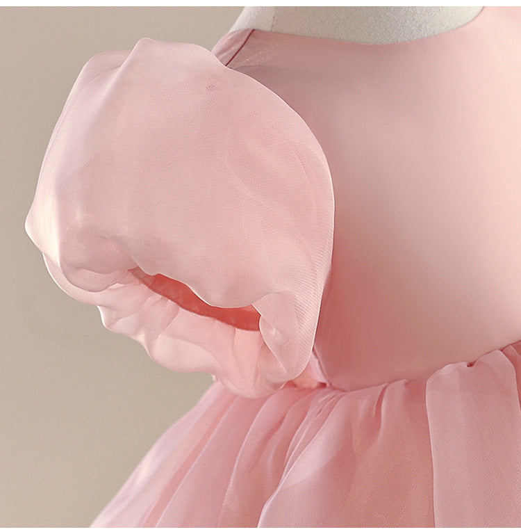 Puffy Bow Party Dress