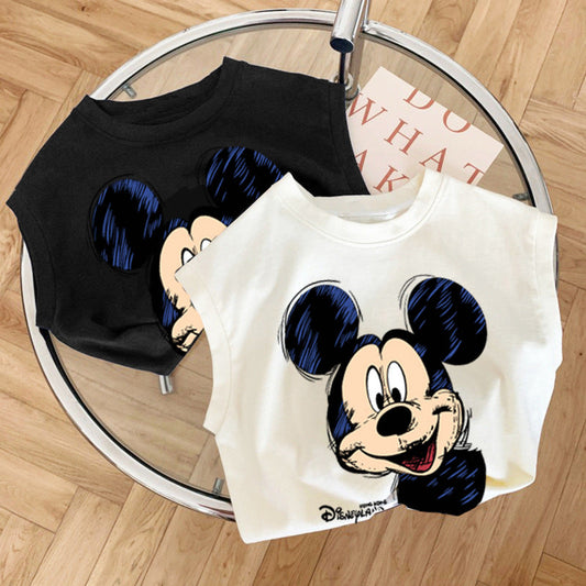 Camiseta de verano infantil de Mickey