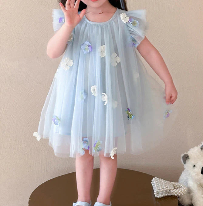 Children's Tulle Flower Dress