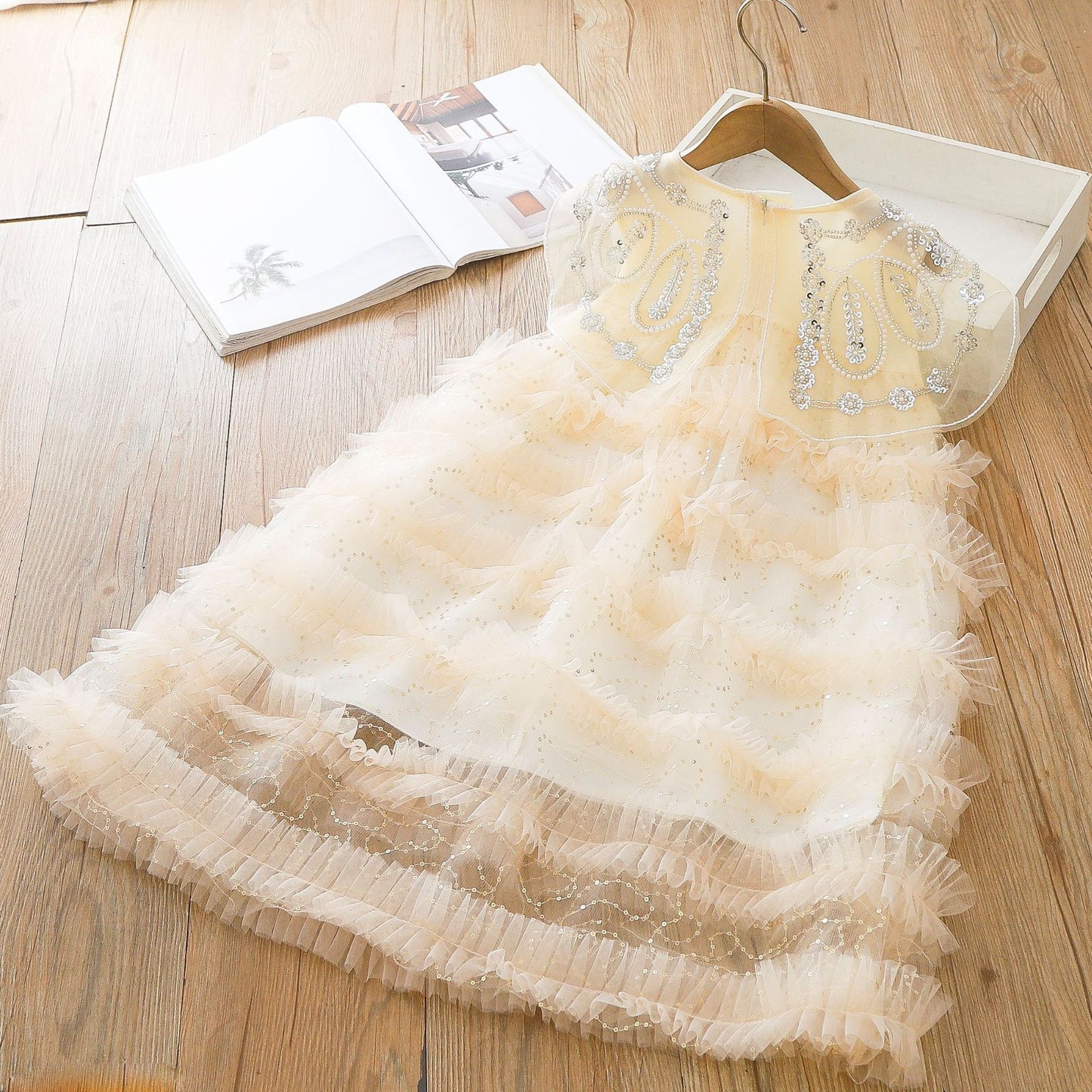 Shiny Tulle Children's Dress