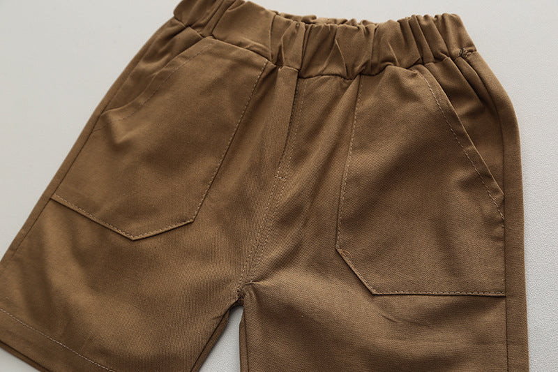 Boys' Set with Buttons and Pocket