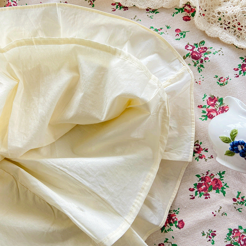 Children's Dress with Lace and Flowers