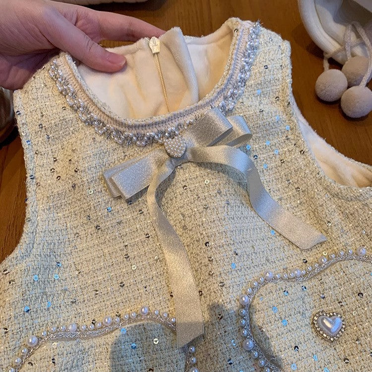 Shiny Tweed Children's Dress