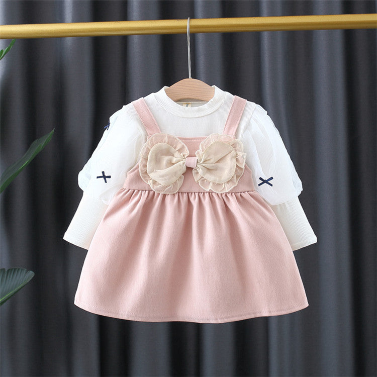 Girls' Set with Bow and Tulle