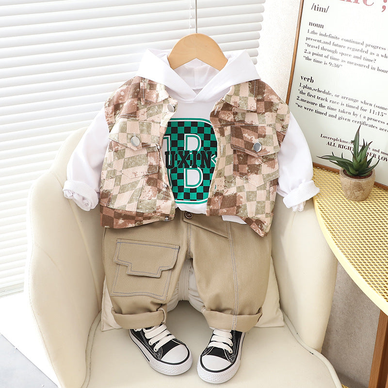 Conjunto B de camuflaje para hombre y niño
