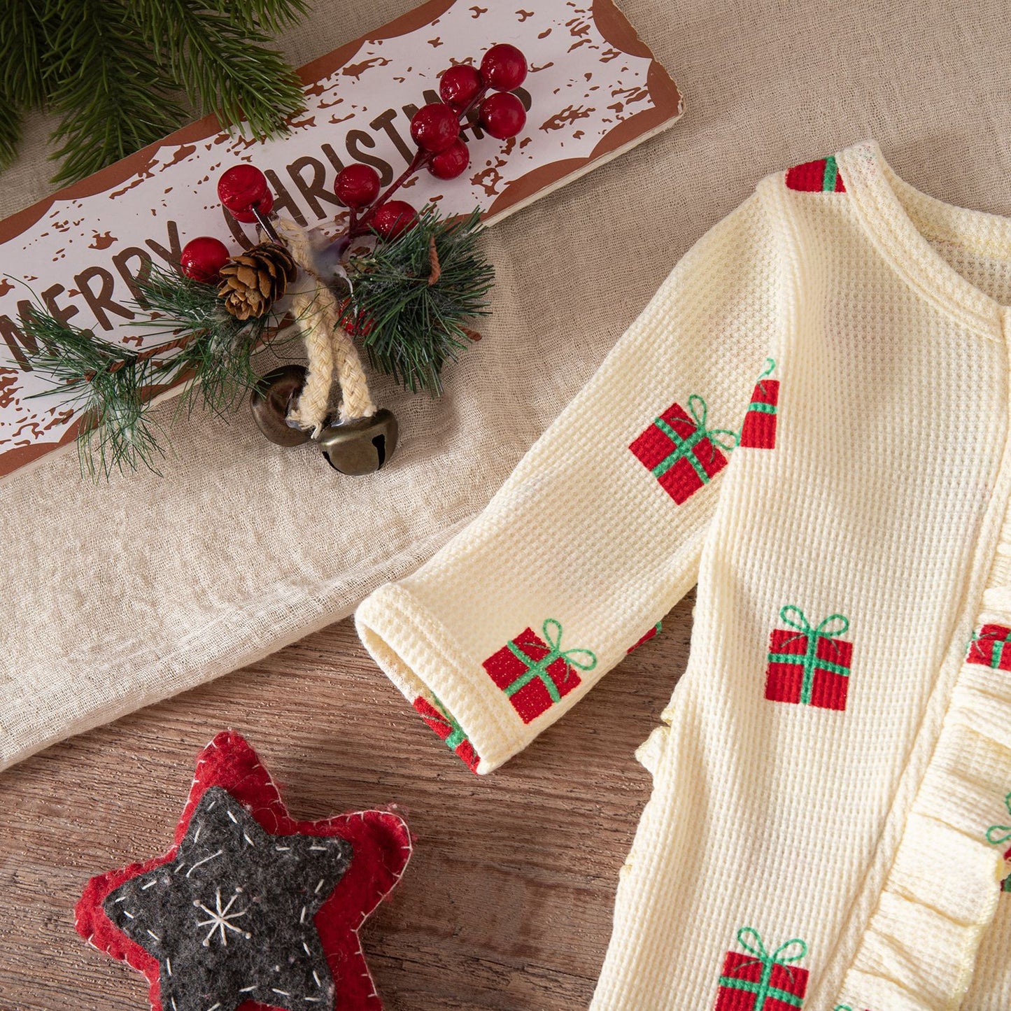 Baby Girls’ Christmas Onesie