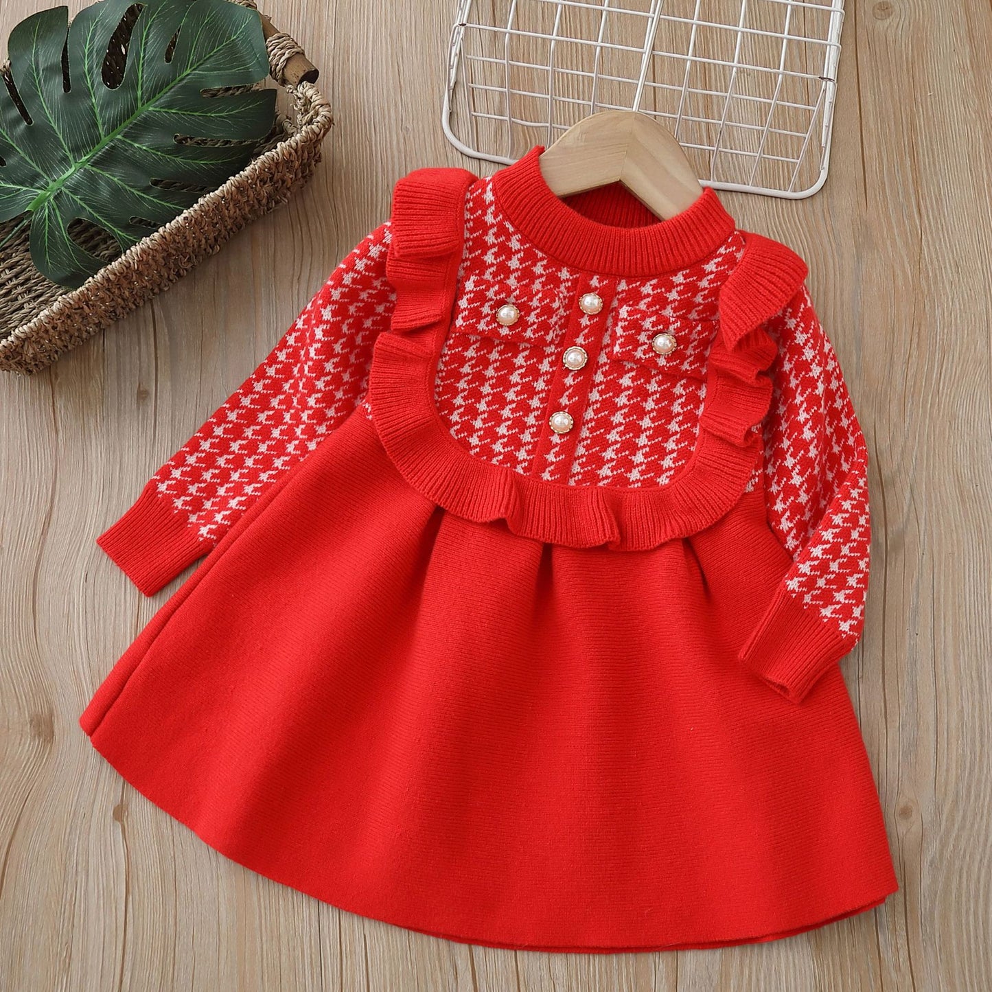 Mussi Knitted Dress with Buttons