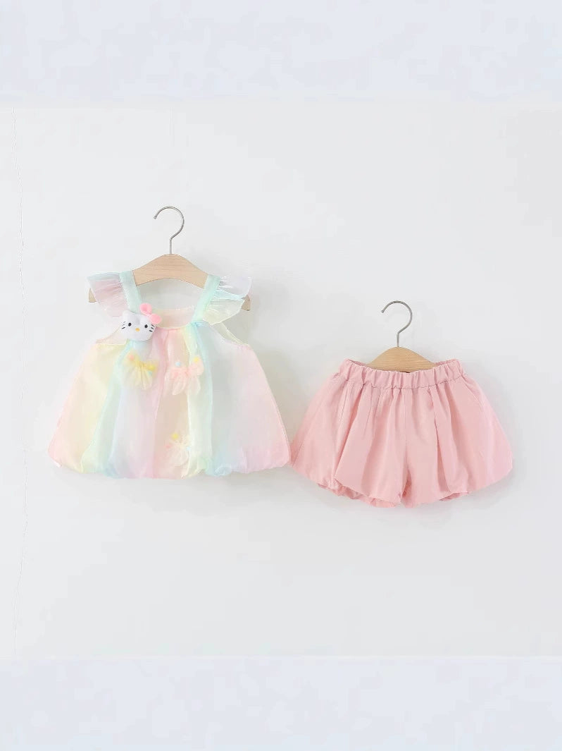 Children's Set for Girls Colors Kitty