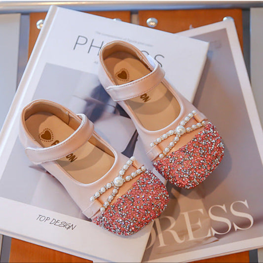 Girls' Shiny Pearls Children's Shoes