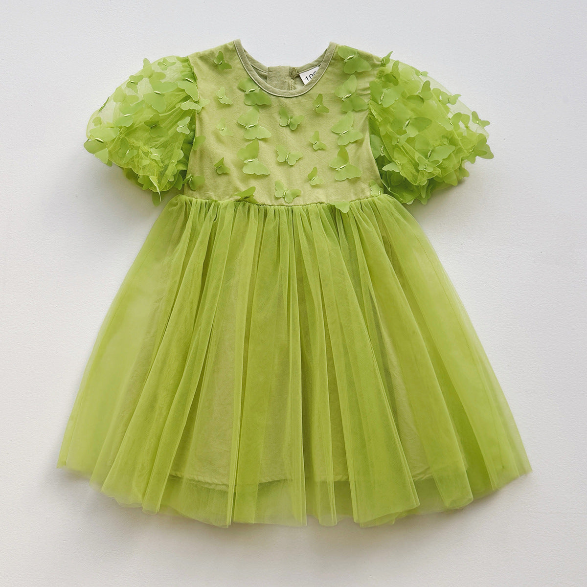 Children's Tulle Dress with Butterflies