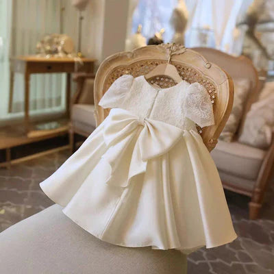 Children's Floral Bow Dress